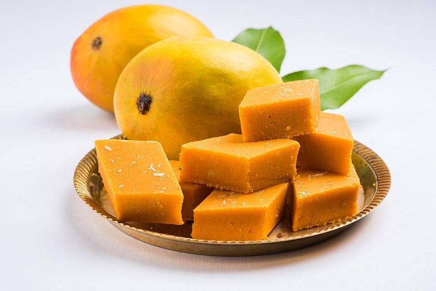 Mango burfi