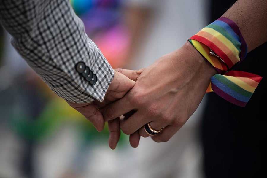 China, which claims Taiwan as its own sacred territory, has a thriving gay scene in major cities, but there has been little sign that the ruling Communist Party will legalise same-sex marriage, despite activists pushing for it. (Photo AFP)