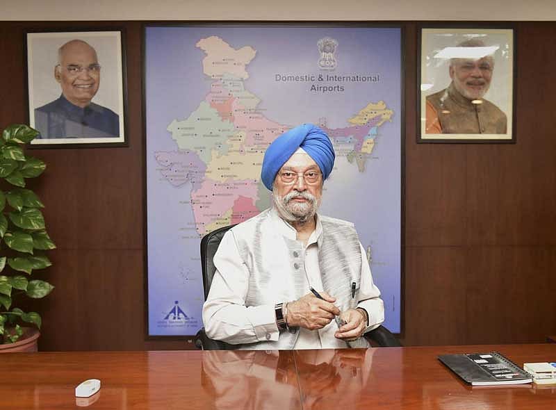 After taking charge, Puri, a former Indian Foreign Service officer, held a meeting with senior officials who prepped him about the promises made in the sector and the challenges ahead. (PTI Photo)