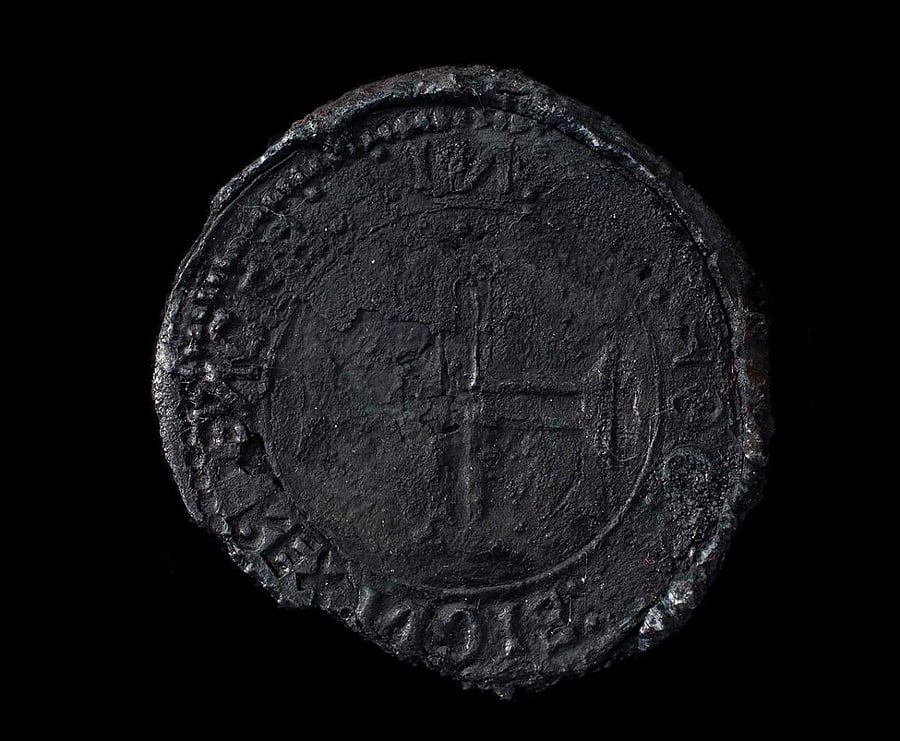 Details on the coin clearly state that it was minted for the sole purpose of trading with India.