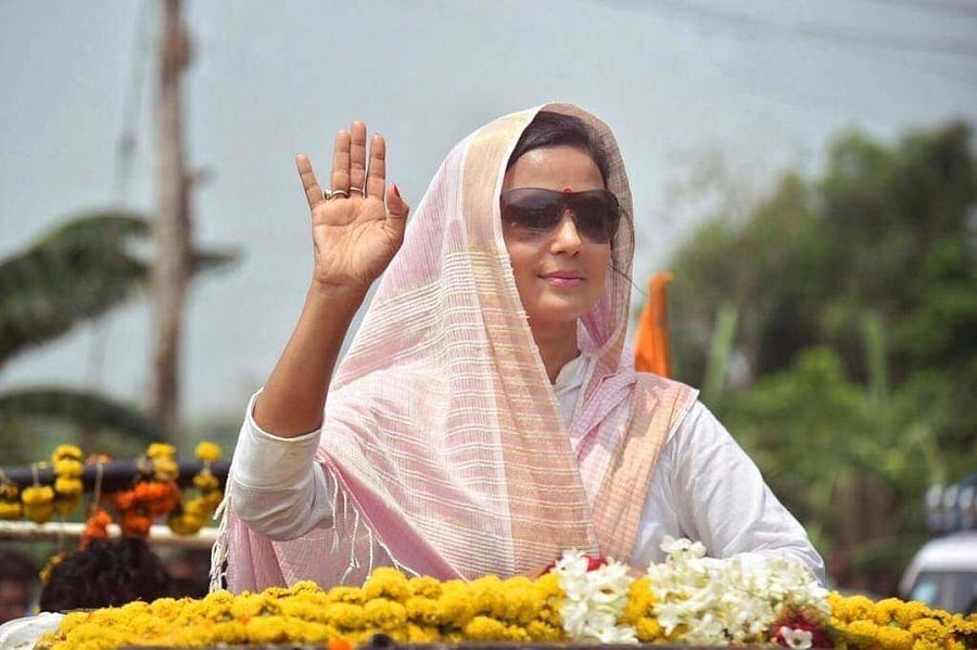 Quitting her job at JP Morgan, Mahua Moitra began her political career with a brief stint in Congress in West Bengal. (Photo: Facebook)