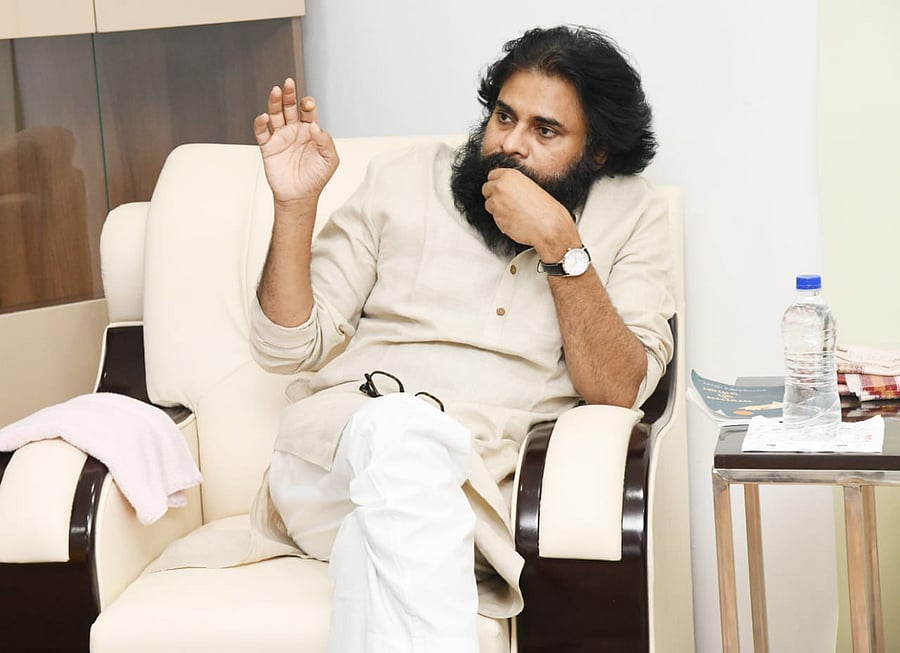 Janasena Chief Pawan kalyan on Sunday review meeting in Mangalagiri