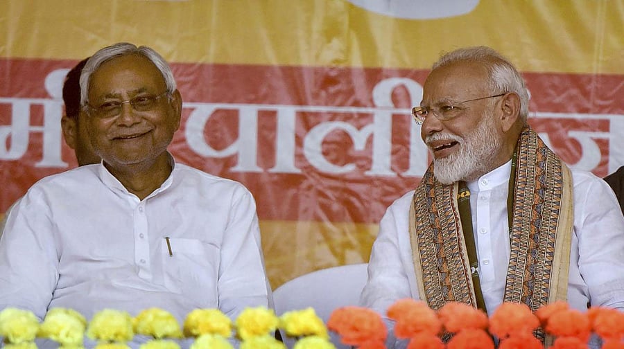  JD(U) chief and Bihar chief minister Nitish Kumar will come under pressure to guard his turf from the expanding BJP. PTI file photo