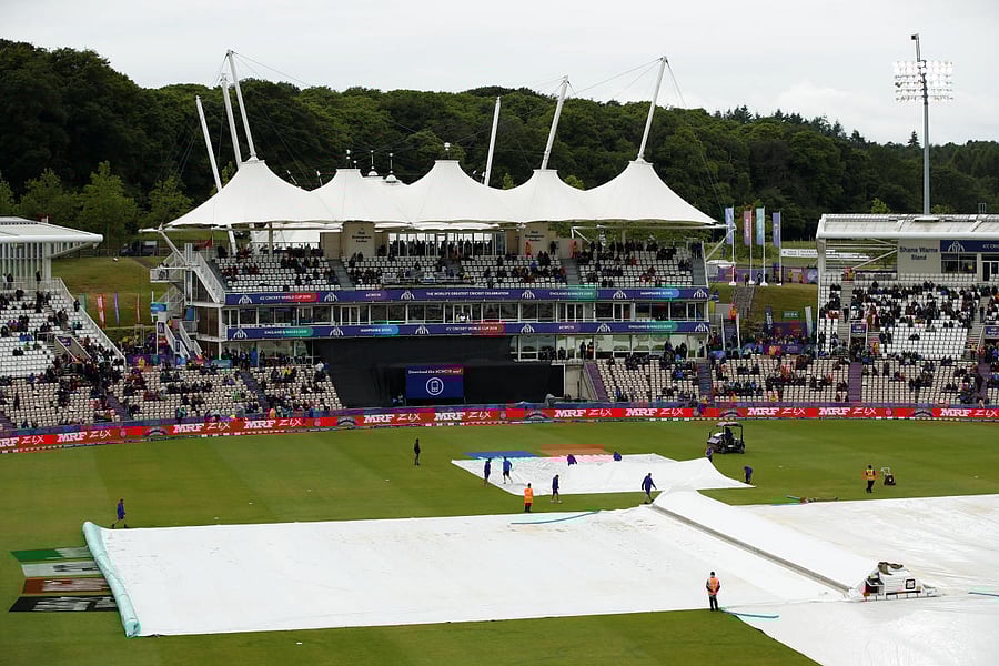 An inspection takes place after a rain delay. (Reuters File Photo)
