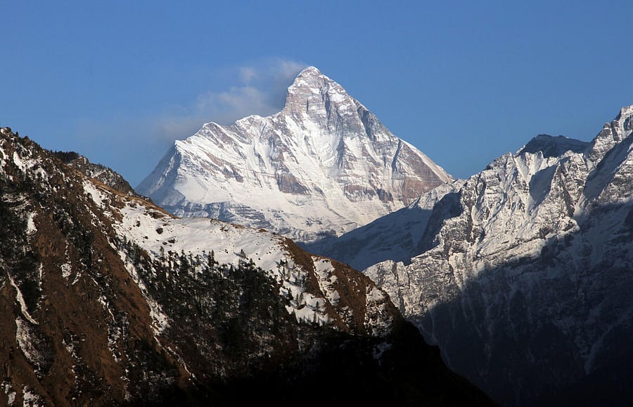 The ITBP launched their mountaineers to the Nanda Devi East base camp through the land route to carry out search operations for the missing mountaineers. (Reuters File Photo)