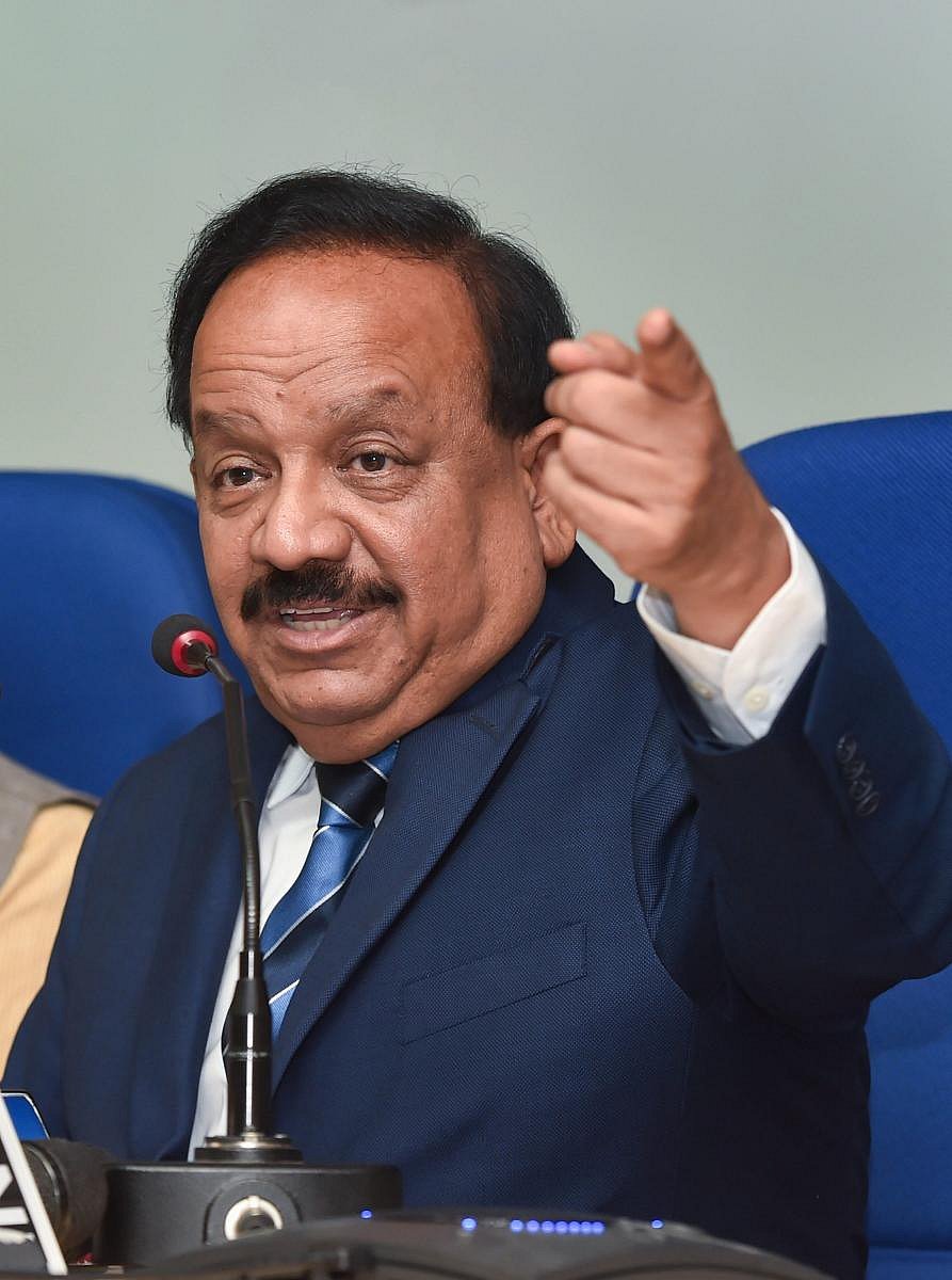 Union Health Minister Harsh Vardhan. File photo