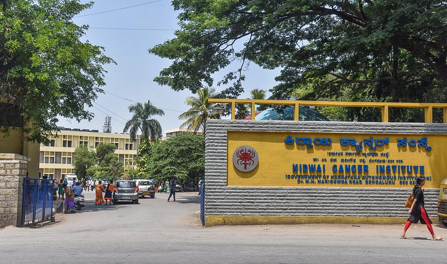 New saplings will be planted in the available space at the Kidwai Memorial Institute of Oncology. DH file photo
