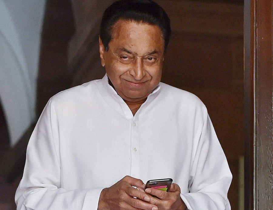A senior BJP leader claimed that disgruntled Congress MLAs were already in touch with him, but the party was not too keen to destabilise Chief Minister Kamal Nath's government just yet. PTI file photo