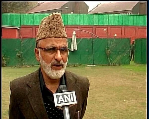 NC general secretary and former minister, Ali Mohammad Sagar. (Image courtesy ANI/Twitter)