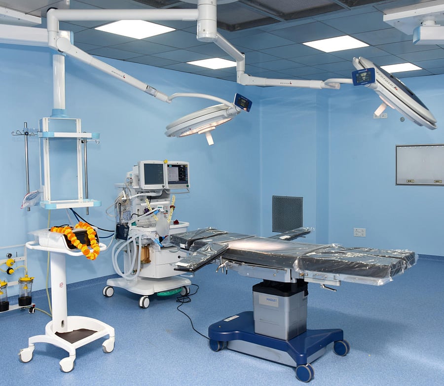 A newly inaugurated operation theatre at Kidwai Memorial Institute of Oncology. DH photoS/Anup R Thippeswamy
