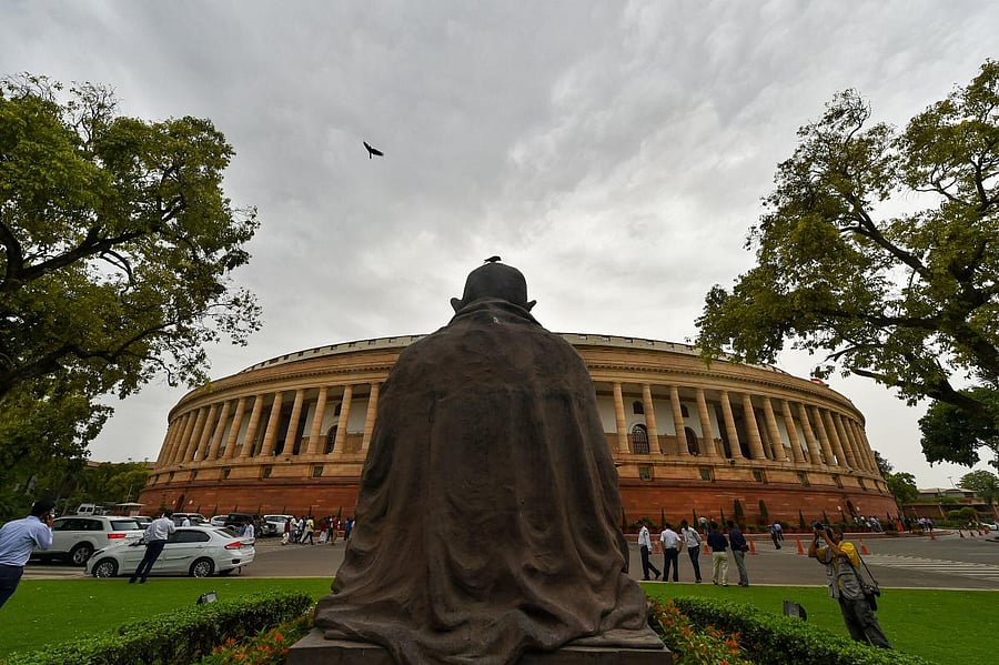 Parliament House in New Delhi. PTI