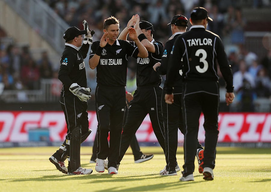 Victory saw New Zealand return to the top of the table and all but secure their place in the semi-finals. (Reuters Photo)