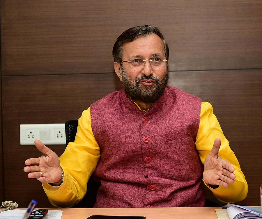 Environment Minister Prakash Javadekar (DH Photo)