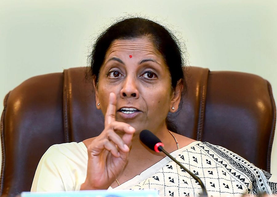 Defence minister Nirmala Sitaraman. PTI file photo