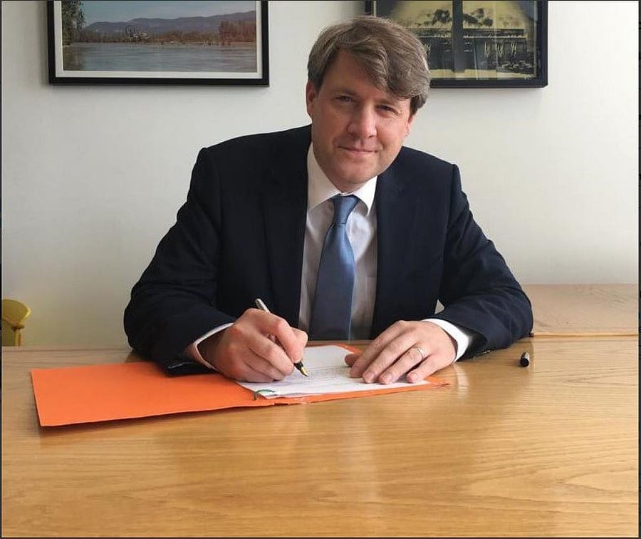 The legislation to amend the Climate Change Act to ensure we are the first G7 country committed to #NetZero by 2050 has this week passed in both the Commons and Lords, said Chris Skidmore. (Image Courtesy: Twitter)