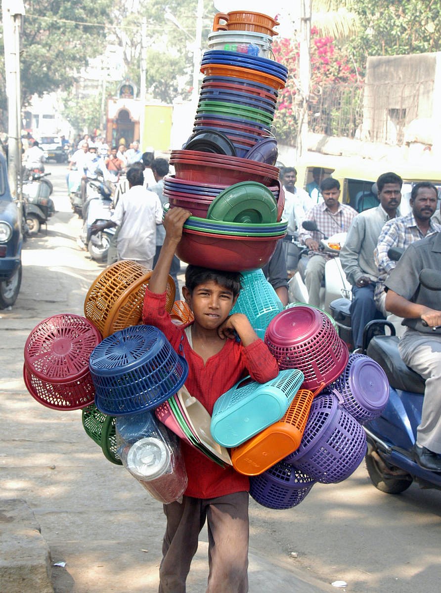 A survey in January 2019 revealed that 70,116 children have dropped out, as against 14,000 identified during 2017-18. DH Photo/S Eshwar