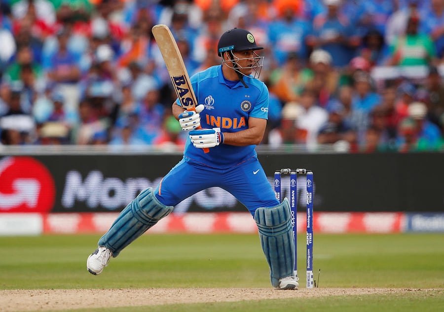 MS Dhoni in action vs Bangladesh. Photo credit: Reuters