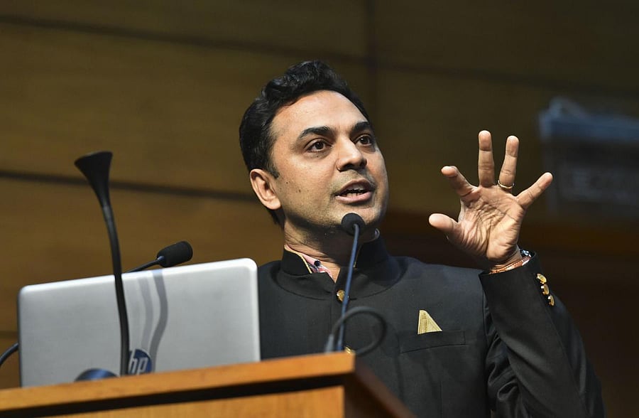 Chief Economic Adviser KV Subramanian presents the Economic Survey 2018-19 during a press conference, in New Delhi, Thursday, July 04, 2019. (PTI Photo)