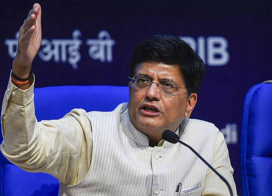 File photo of Minister of Railways and Commerce Piyush Goyal. Photo credit: PTI