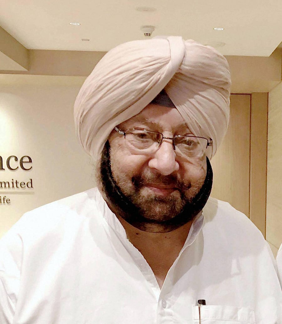 Punjab Chief Minister Capt Amarinder Singh (PTI Photo)
