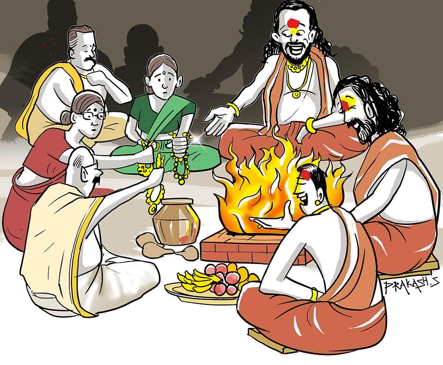 The gang would convince their victims to conduct a special puja to address their financial and health problems.