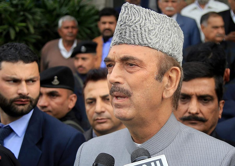Ghulam Nabi Azad (PTI File Photo)