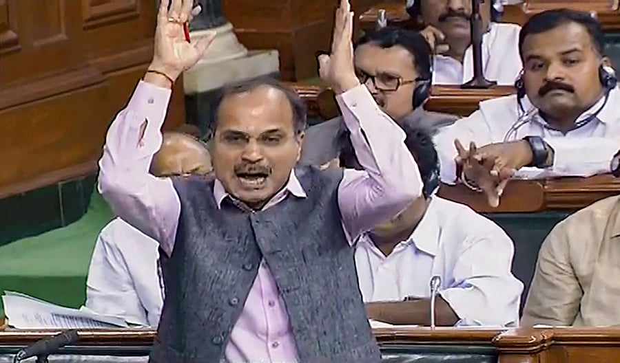 Congress leader Adhir Ranjan Chowdhury speaks on the political crisis in Karnataka (File Photo)