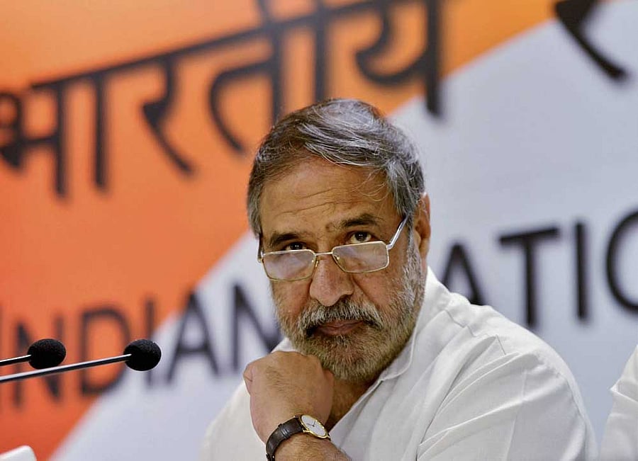 Congress leader Anand Sharma. PTI file photo