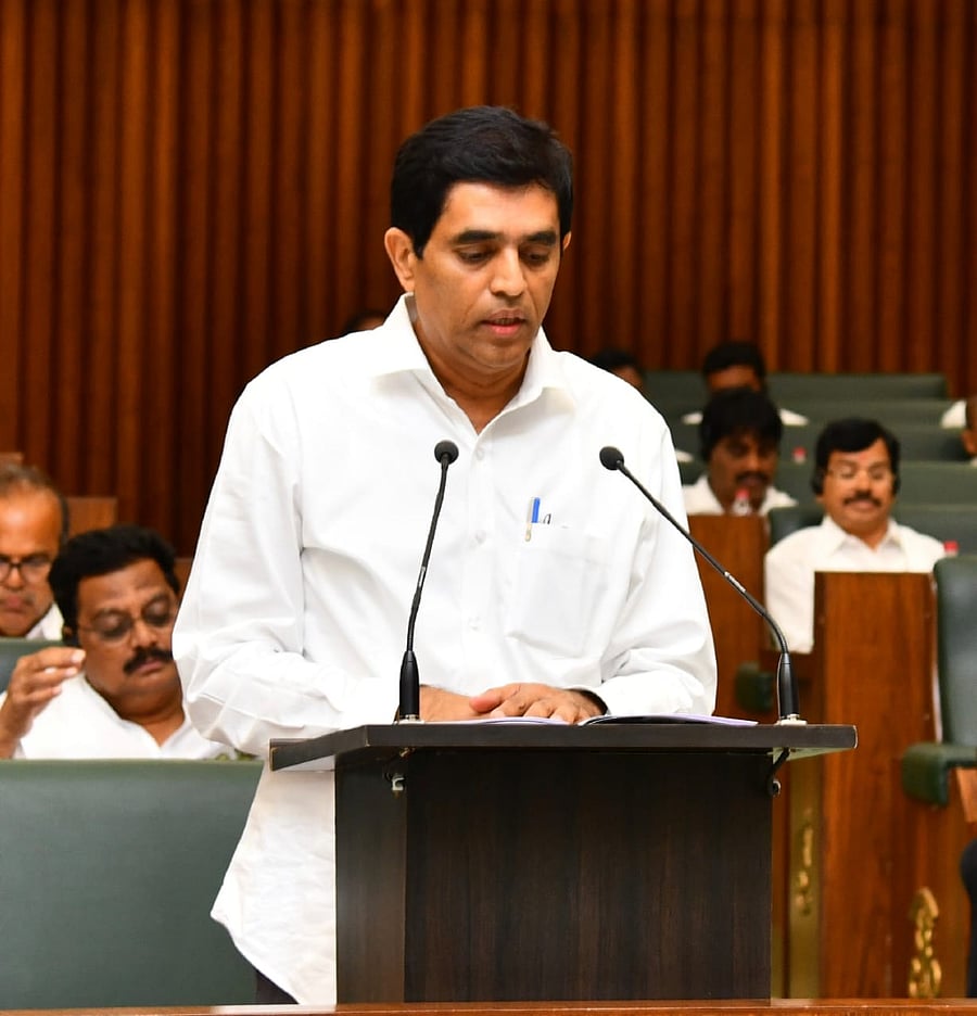 Andhra Pradesh Finance Minister Buggana Rajendranath Reddy presents State Budget