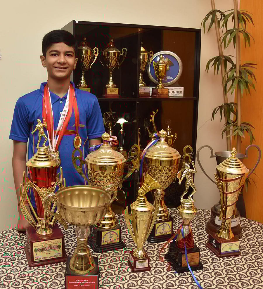 Satvik Shankar has battled his inner demons to grow as a badminton player. dh photo/ BH Shivakumar