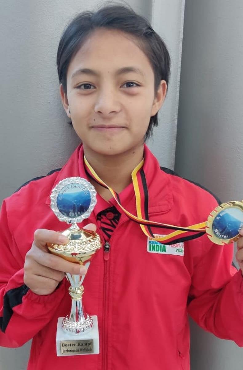 PUNCHING ABOVE HER WEIGHT: Anju Devi won the gold in the 50kg category at the Black Forest Cup in Germany earlier this month.