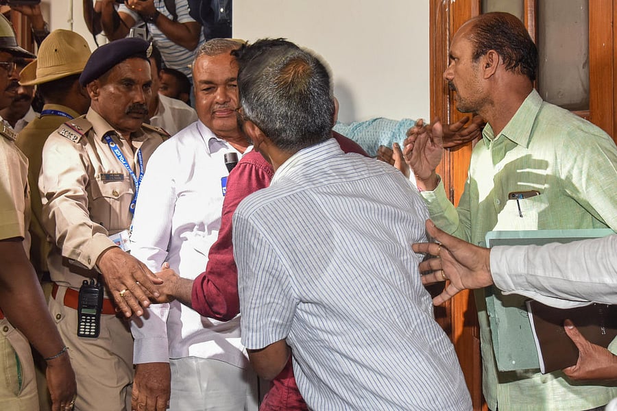 Reddy said that his daughter Sowmya Reddy was free to take any decision. File photo/S K Dinesh