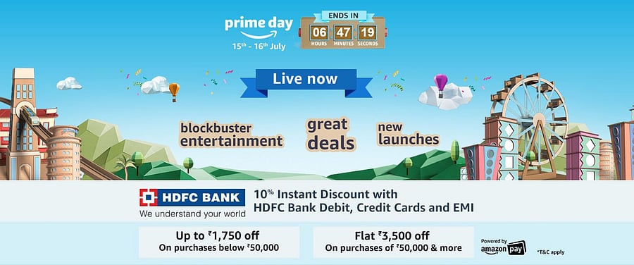 Amazon Prime Day sale will end at 11:59 pm, July 16.