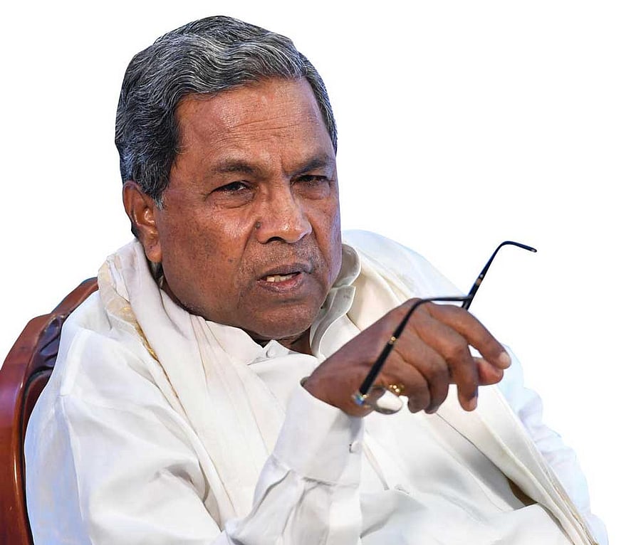 Former Chief Minister Siddaramaiah. DH file photo