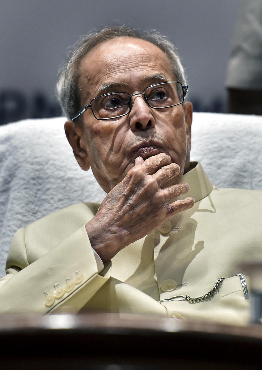 Former president Pranab Mukherjee. PTI file photo