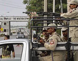 File photo of Pak forces protecting the country's largest biggest nuclear facility at Dera Ghazi Khan. Reuters