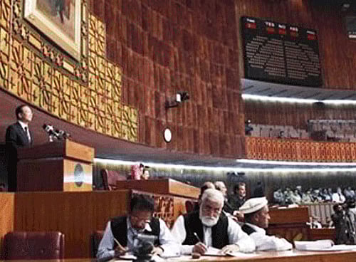 Pakistan's government has ordered electricity supply to be shut off to parliament and the Supreme Court, among some of the main state institutions, due to non-payment of bills, said local media. AP file photo