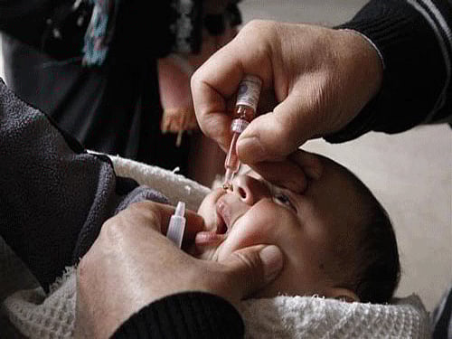 The WHO today slapped international travel restrictions on Pakistan, Cameroon and Syria over the countries' failure to control the spread of the deadly polio virus, just a month after India did the same. Reuters file photo