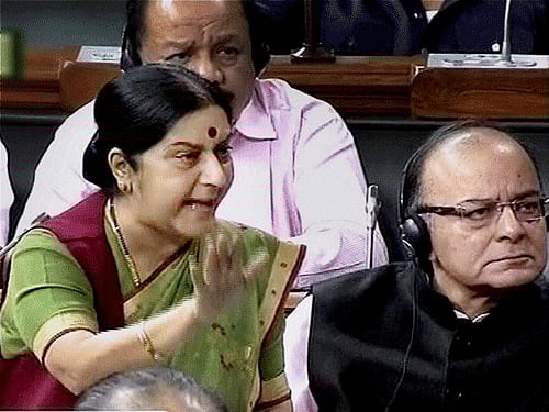External Affairs Minister Sushma Swaraj. PTI file photo