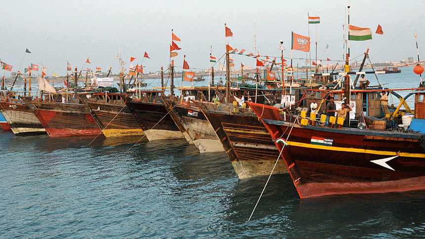 'We have handed 87 Indians, mostly fishermen, to the Border Security Force,' a Pakistan Rangers official told reporters at the Wagah Border.
