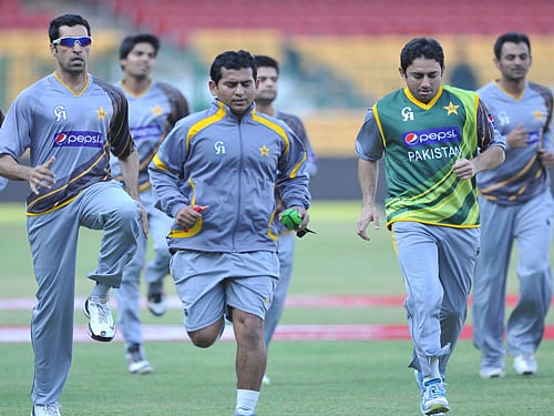 Top Pakistan players struggle to prove fitness. DH file photo