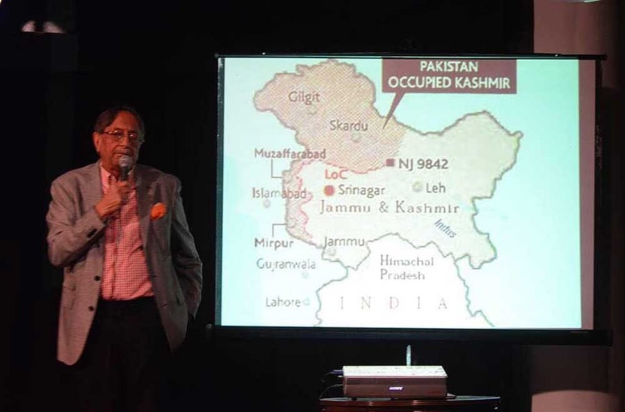 Amarjit also dismissed the RSS' presence in the Kashmir Valley, saying they won't achieve anything. Twitter photo.
