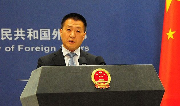 Chinese Foreign Ministry spokesman Lu Kang. Picture courtesy Twitter