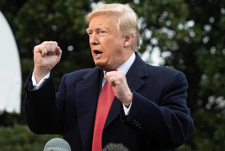 US President Donald Trump. AFP file photo