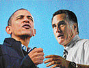 Barack Obama and Mitt Romney.