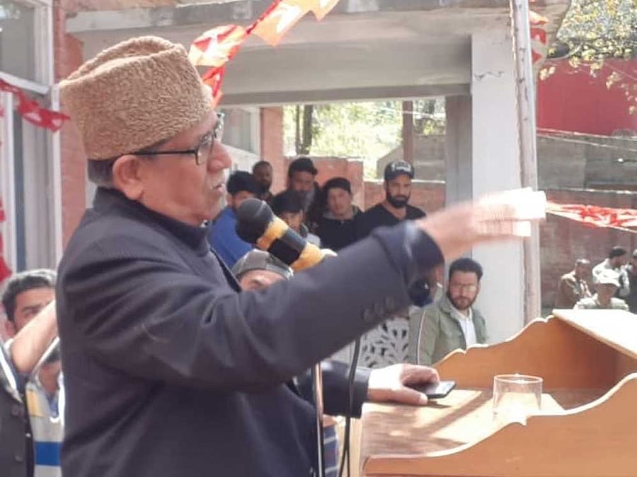  National Conference (NC) leader Mohammad Akbar Lone. (Image courtesy Twitter)