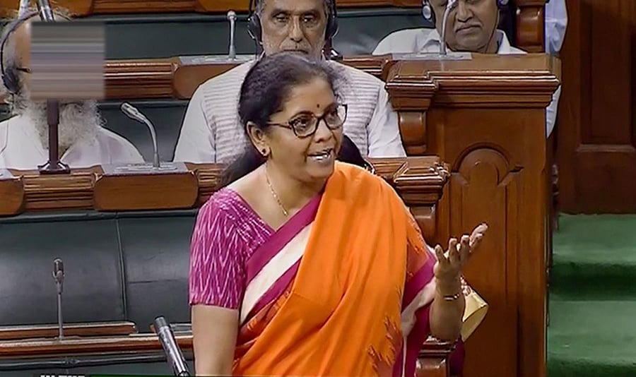 File photo of Finance Minister Nirmala Sitharaman. Photo credit: PTI