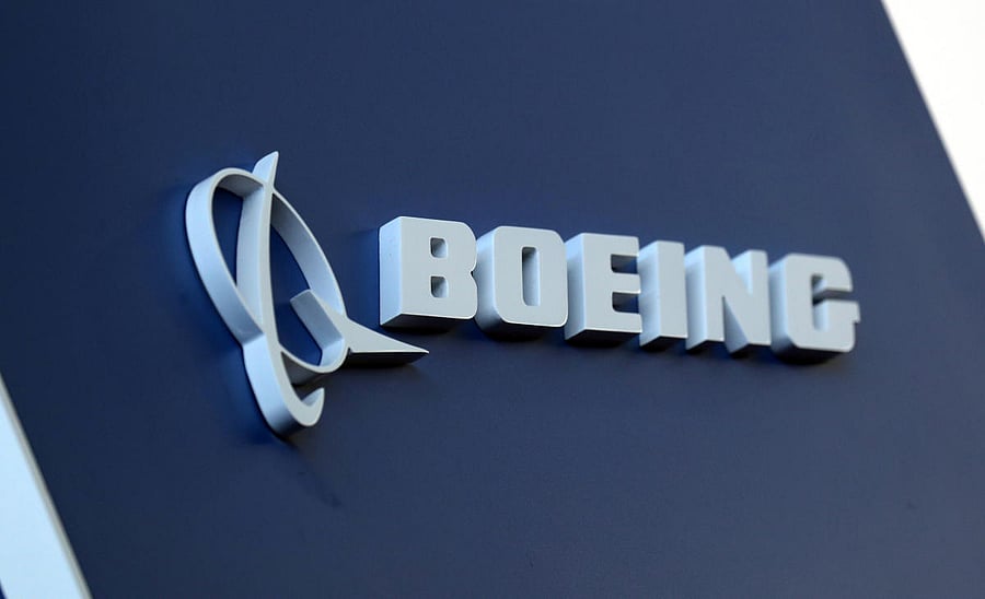 The Boeing logo (Reuters)