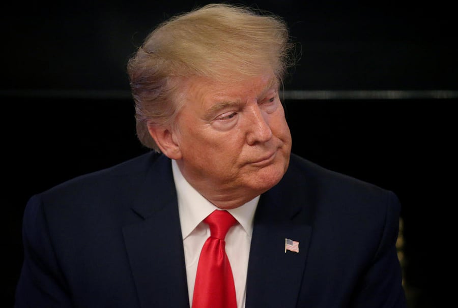 US President Donald Trump at an event. (File Reuters picture)