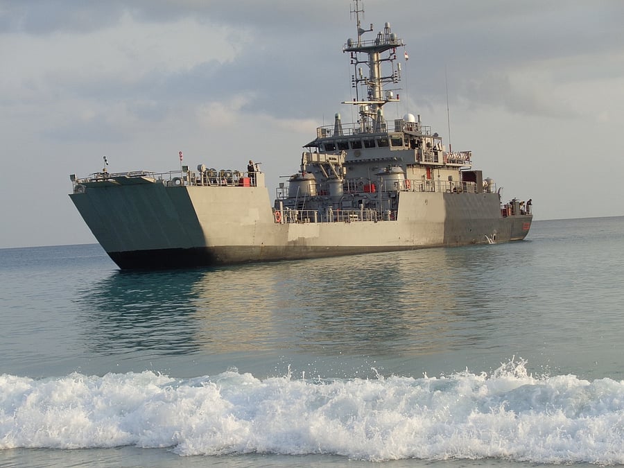 LCU L56 is an amphibious ship with its primary role being transportation, deployment and recovery of Main Battle Tanks, Armoured Vehicles, Troops and Equipment from ship to shore and vice-versa.